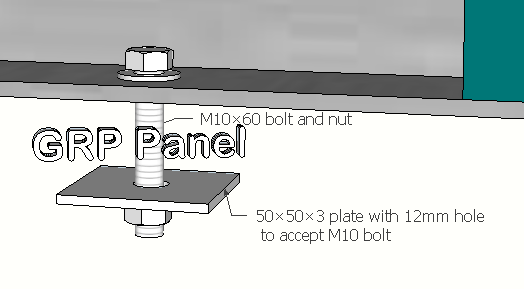 fixing-of-a-stair-onto-grp-floor